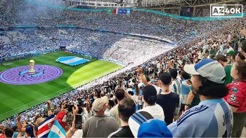 Over 50,000 Argentina Fans Flood Qatar Streets Ahead of WC Quarterfinals Match against Netherlands