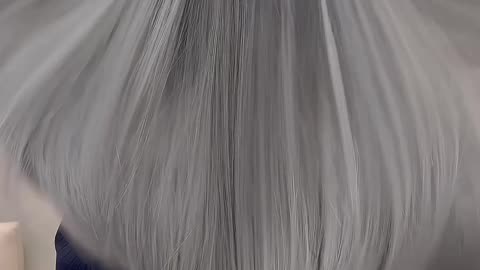 Beautiful Gray Colored Hair