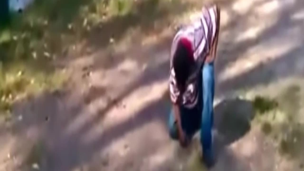 Crackhead backflips off of a 2 story building. Didn't see that coming.