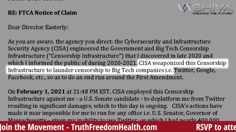 Dr.SHIVA Sues CISA/DHS for Censorship of His Political Speech