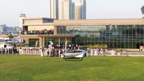 Chinese 'flying car' makes first public flight in Dubai