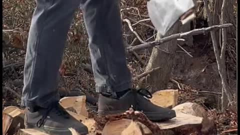 It's too slow to split wood