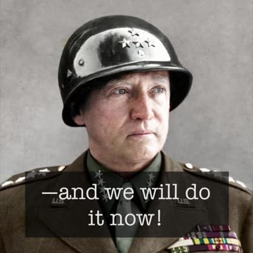 Mar 11, 2024 Gen. Patton quotation of the day #ww2 #war #leadership #sevendust