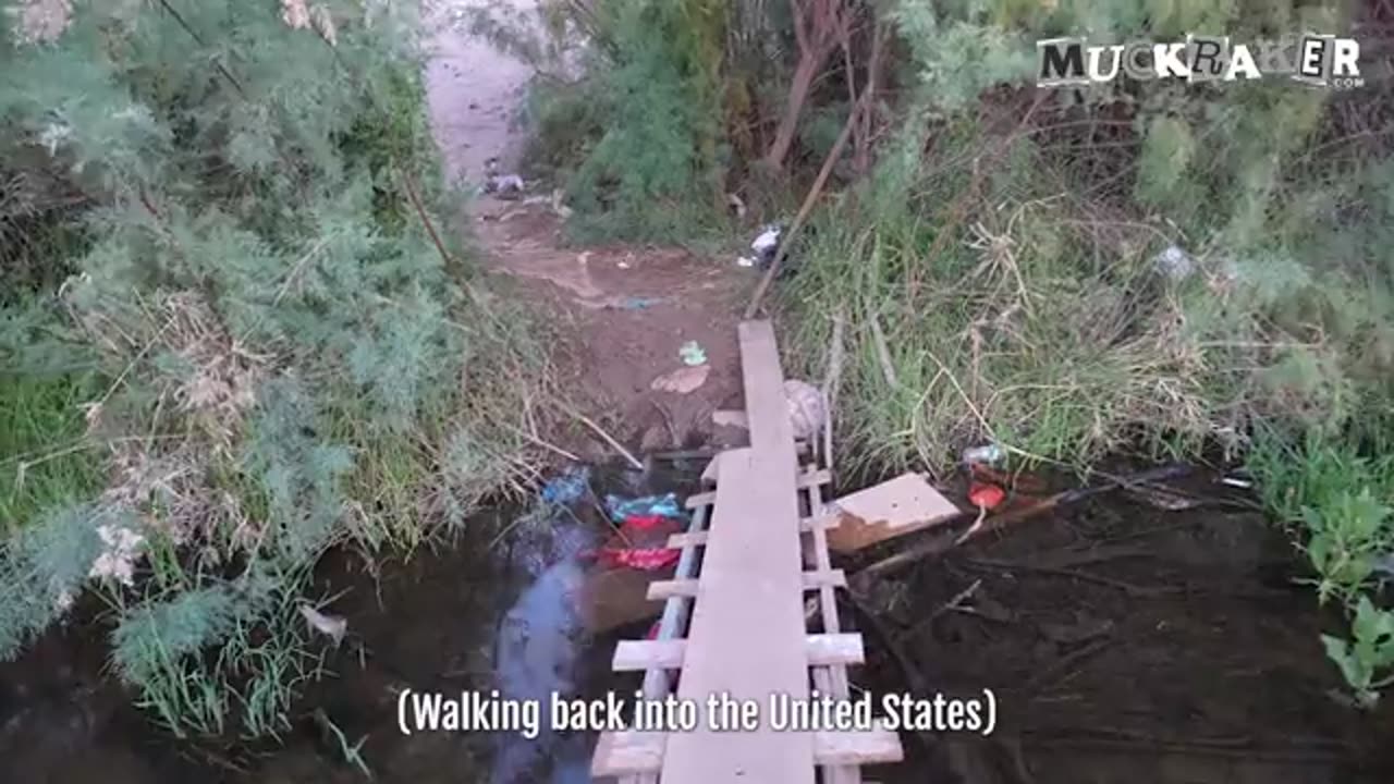 In Yuma, Arizona, there is a CARTEL BRIDGE stretching across the Colorado River & every night...