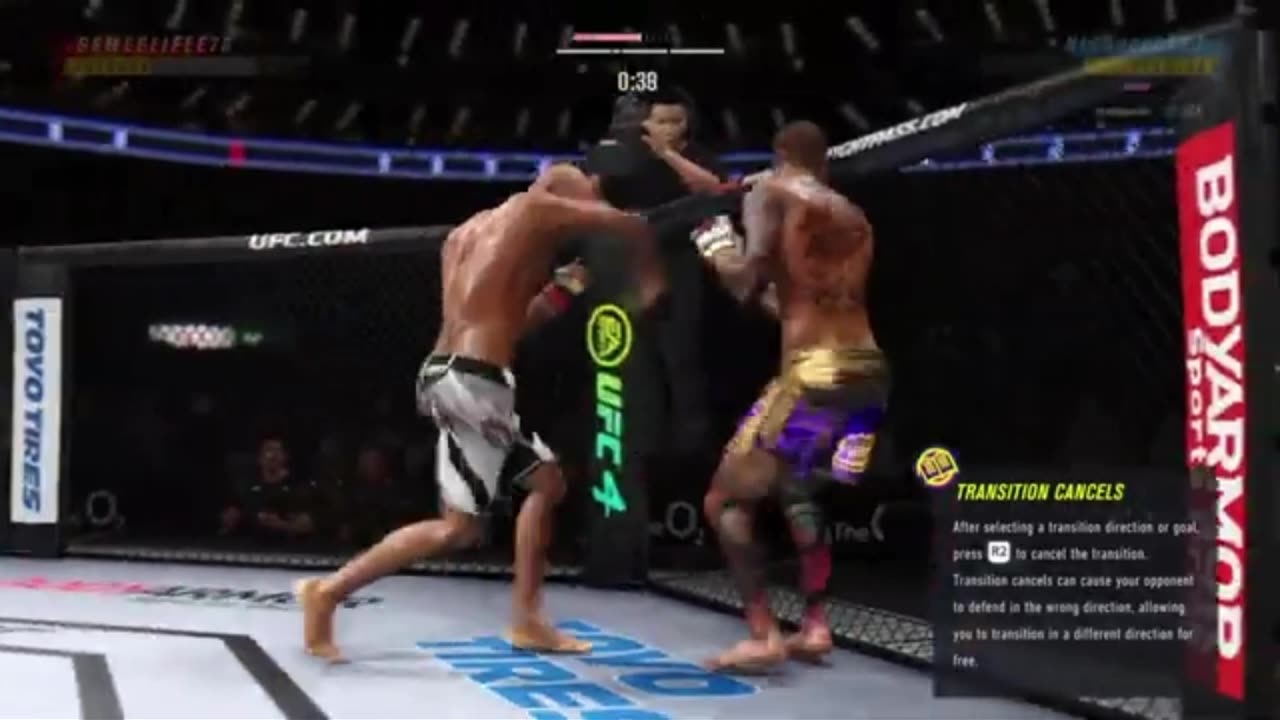 UFC 4 Anderson Silva Vs Created Fighter #shorts