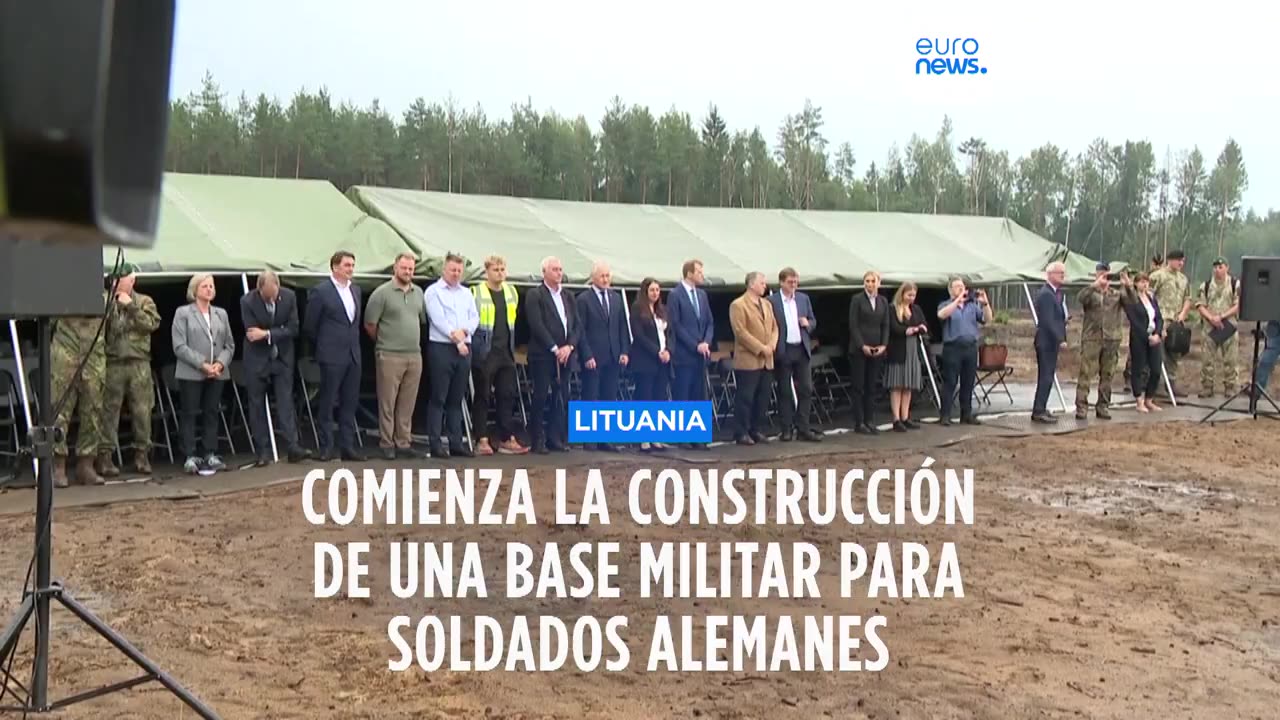 Lituania construye una base militar para soldados alemanes ante la amenaza de Rusia