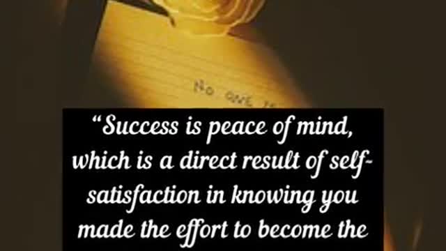 Success is peace of mind John Wooden