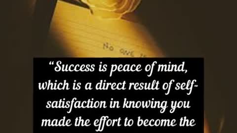 Success is peace of mind John Wooden