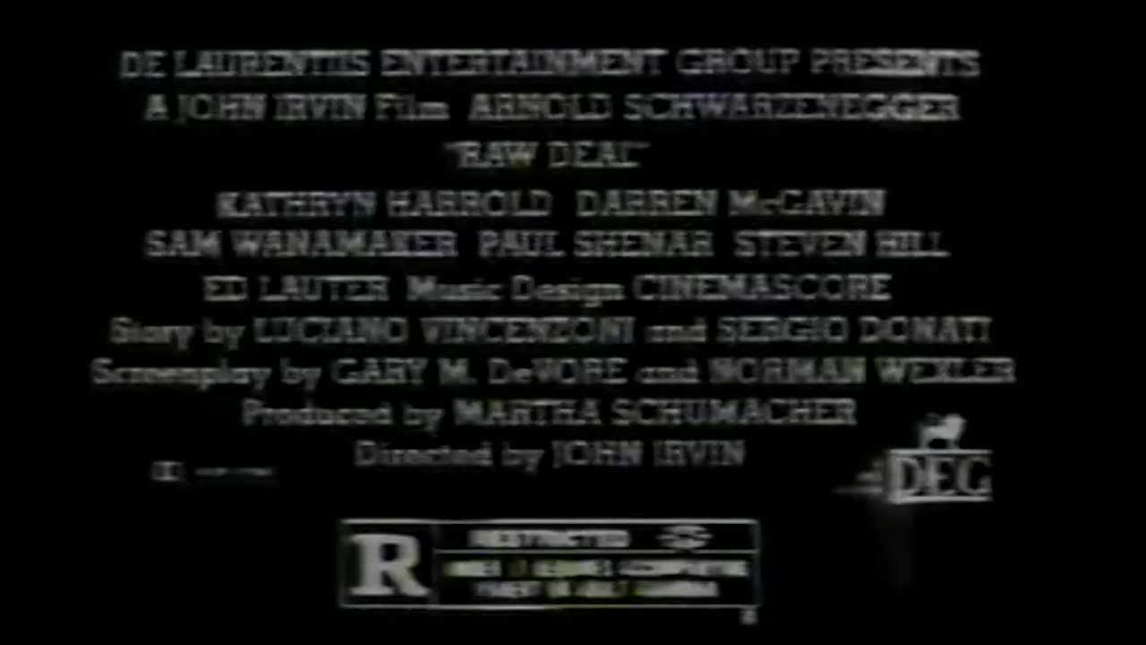 Raw Deal Trailer 1986