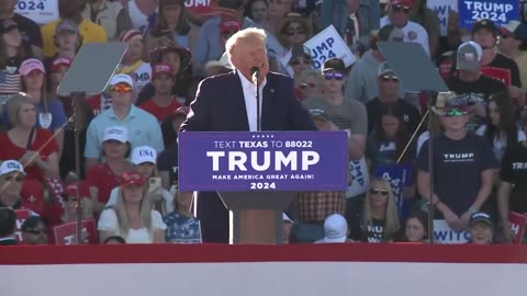 Thousand people turn out for Donald Trump first 2024 campigen relly in Waco