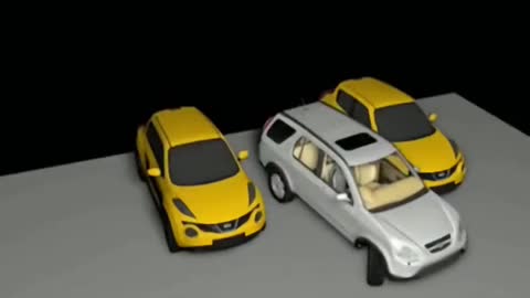 You can use this method when the cars on both sides are too close together.