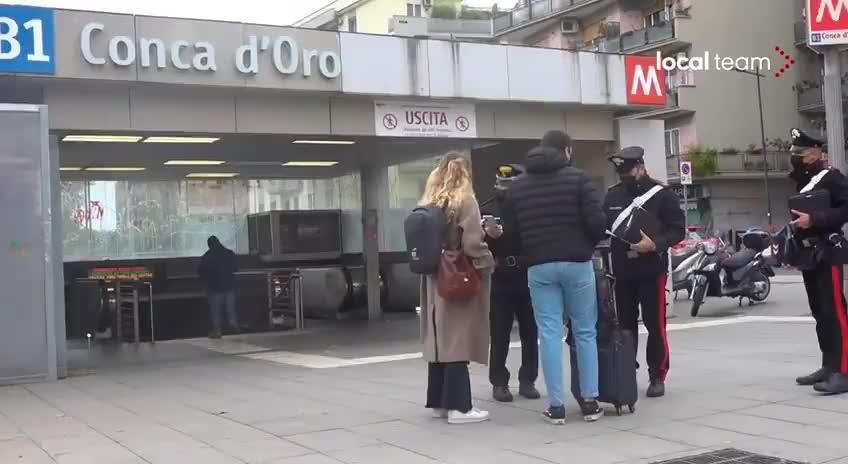 2 - Green Passes Being actively checked in the Streets of Italy