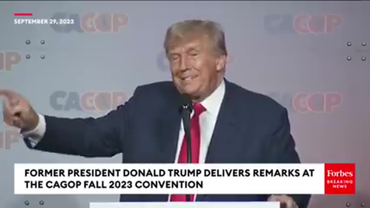 'Let's Indict The Motherf-----!': Trump Laces Into 'Crooked Joe Biden' In Speech To California GOP