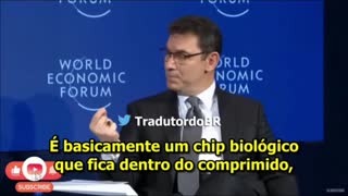 Albert Bourla no Fórum Econômico Mundial.