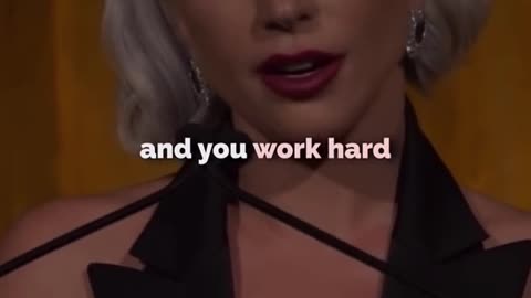 Lady Gaga 🤝 motivational speeches