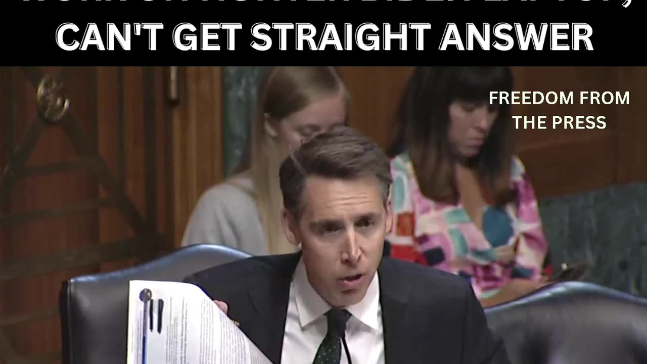 Josh Hawley wants ANSWERS about the Laptop!