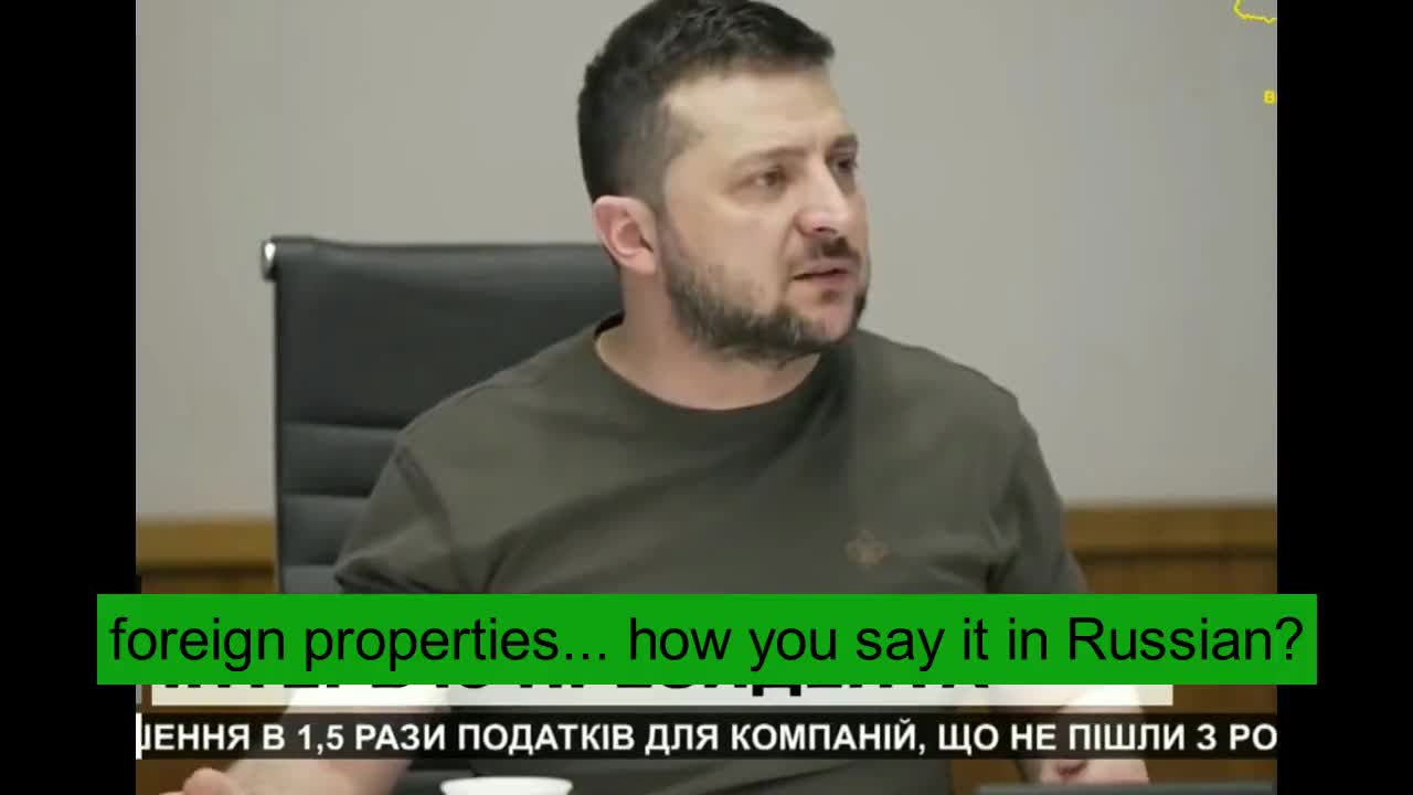 Zelensky pretends he can't speak Russian in publicity stunt. His native language is Russian