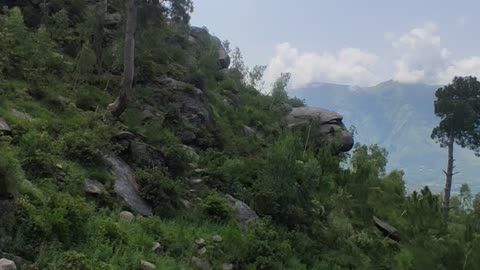 At the mountains