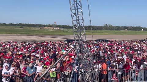 The crowd in Waco