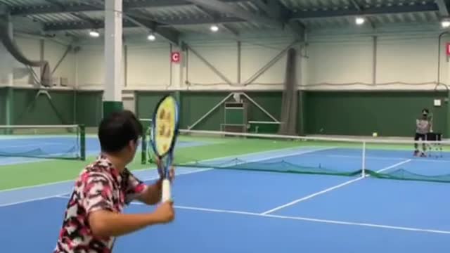 That sound ! 😍 Naoki Tajima's forehand is a shotgun.