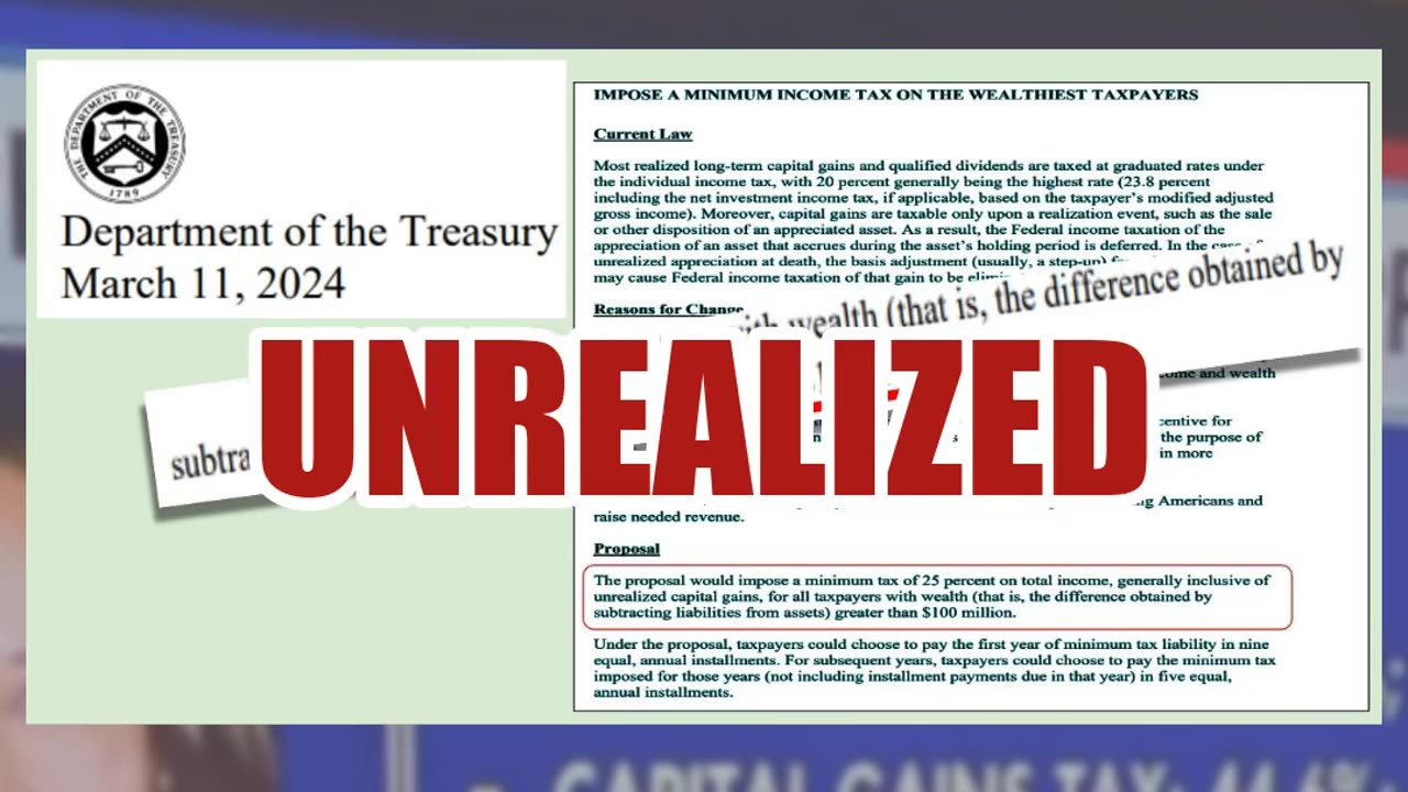 Fact Check: Harris-Walz DO Support 25% Tax On Unrealized Gains -- For Taxpayers Worth Over $100M