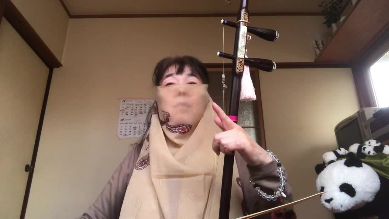 erhu playing