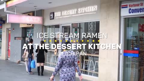 Ice Stream Ramen Dessert Ramen