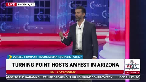 FULL SPEECH: Donald Trump Jr. Speaks at TPUSA's America Fest Conference: Day One - 12/19/24