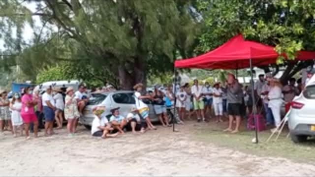 Raiatea le 16/10/21: allocution du Docteur JP Théron