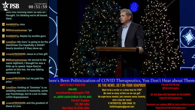 2021-12-28 08:48 EST - Patriots Soapbox AM: with LadyRWB , MykelJaye & DD