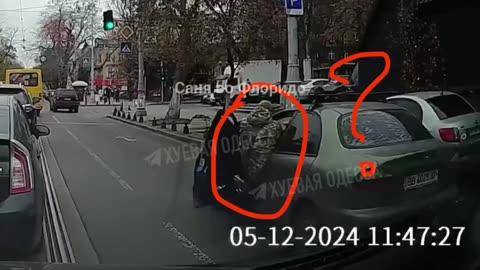 Meanwhile, in Odessa... A mysterious military officer passes by. 🤣