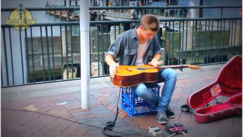 Talented Boy Playing AMAZING Guitar Sydney Jack Dawson