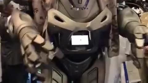Titan Robot in the UAE at Defence Show at IDEX 2019