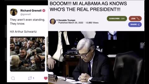 Attorney General of Alabama, Steve Marshall, KNOWS who the REAL POTUS is!!