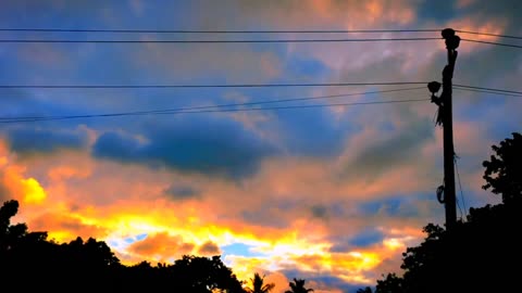 status of sky with moving cloud