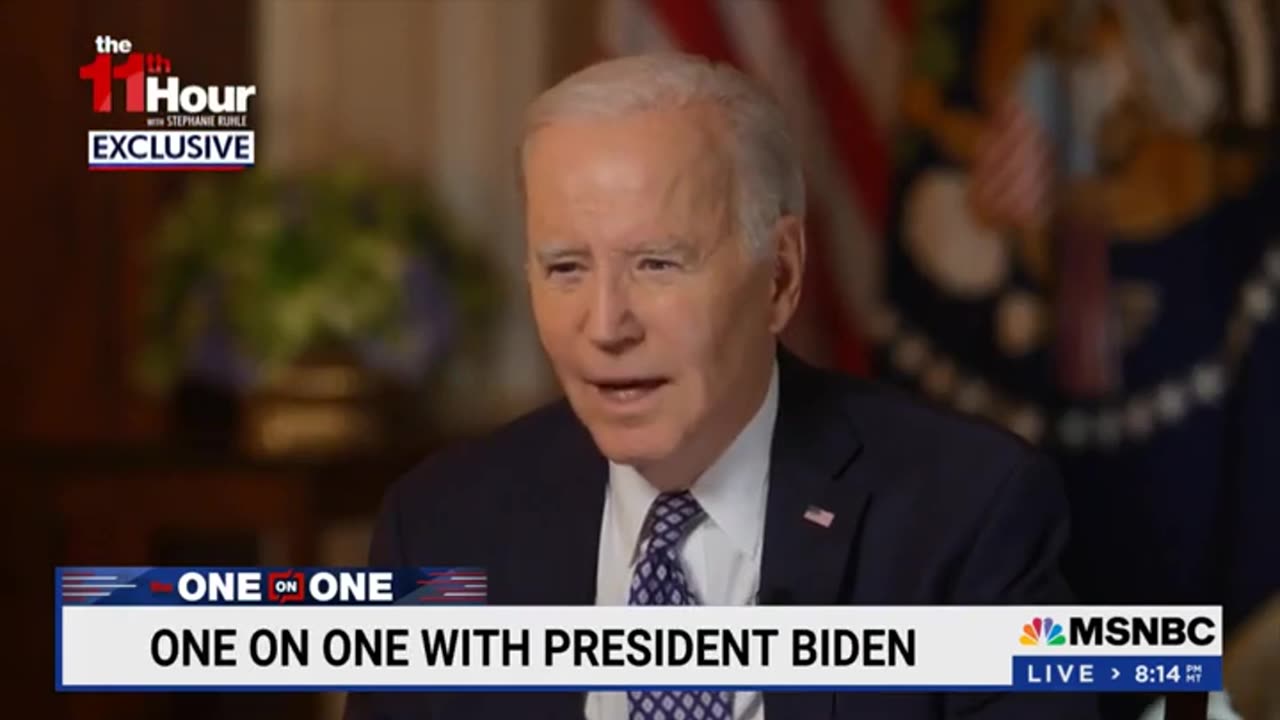 'My Son's Done Nothing Wrong': Joe Biden Defends Hunter In MSNBC Interview