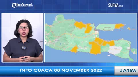 SUMENEP SAMBUT HUJAN PETIR DI PAGI HARI - Info Cuaca Jatim Selasa 8 November 2022