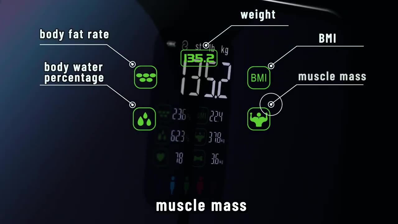 Lescale F4-the best large screen smart scale