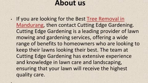 Get The Best Tree Removal in Mandurang.