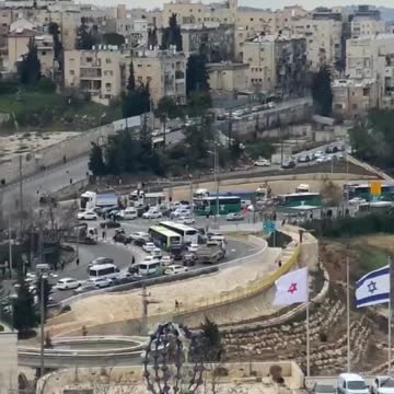 20,000 vehicle strong convoy for freedom arriving in Jerusalem
