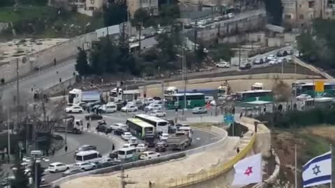 20,000 vehicle strong convoy for freedom arriving in Jerusalem