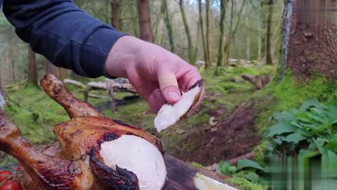 All in One Chicken Curry 🔥 ASMR Forest Cooking! No talk! Relaxing video