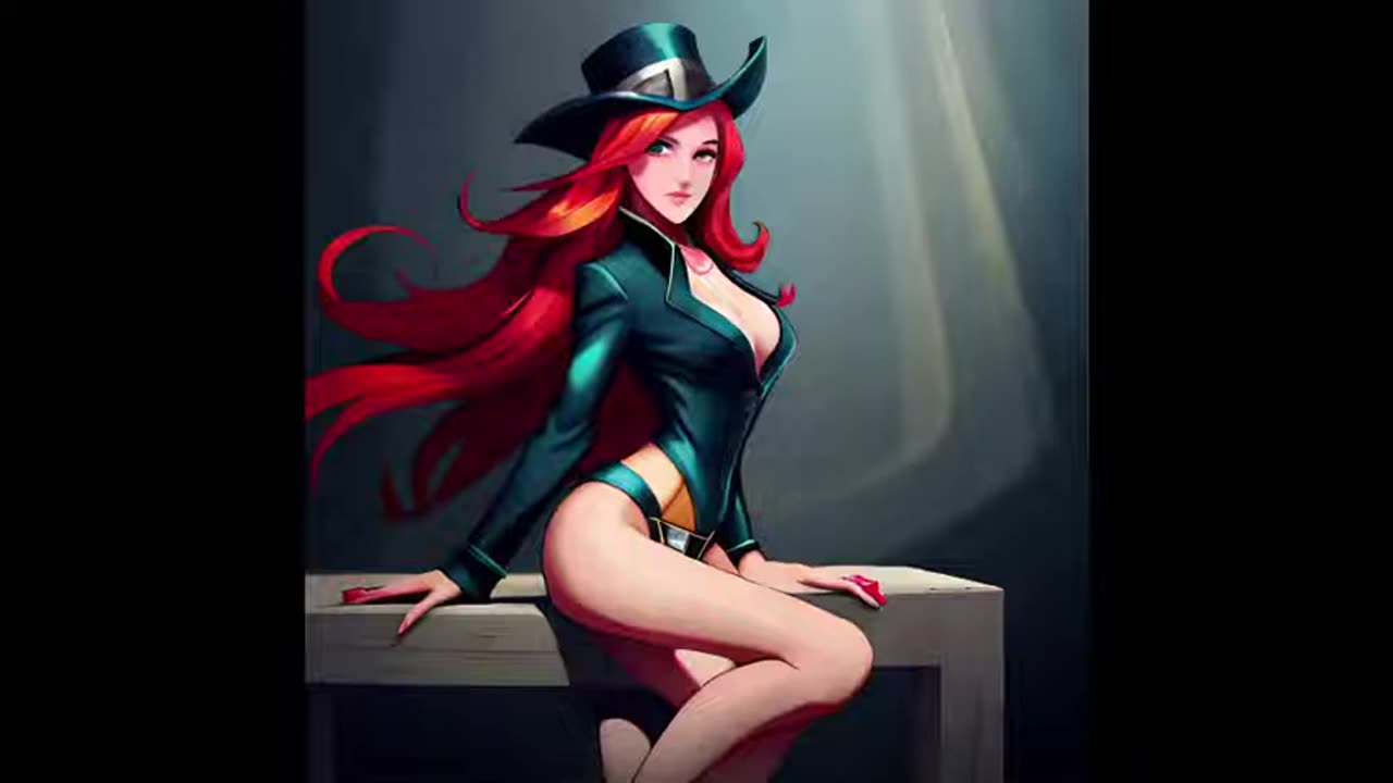 Witness the Power of AI_ Sexy Miss Fortune Takes on a Whole New Life with Blue Willow's Graphics!