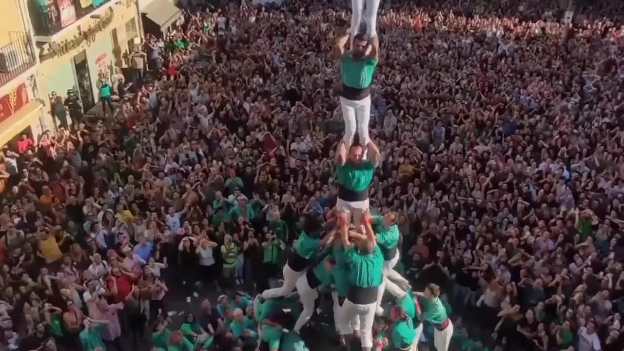 Human body tower