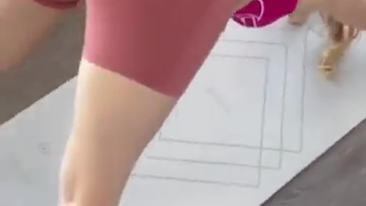 Girl hardest yoga