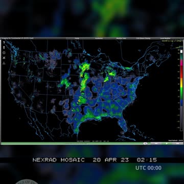04/19/23 - Storms Originating from NEXRAD Radar Locations