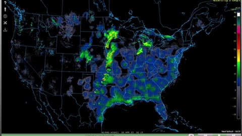 04/19/23 - Storms Originating from NEXRAD Radar Locations