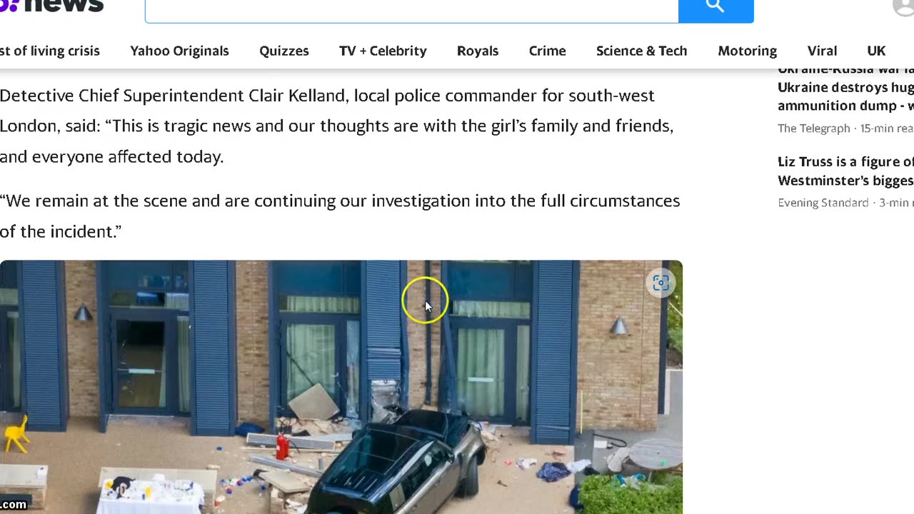 Suspicious Car Crash Wimbledon