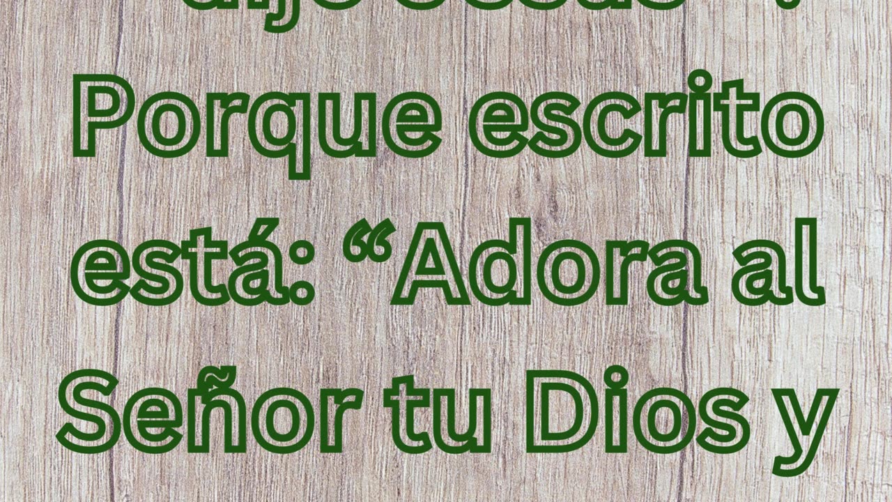 Mateo 4:10: "La Respuesta de Jesús a la Tentación"