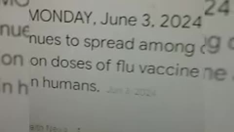 SCAMDEMIC 2.0: "BIRD FLU VACCINES" CAMPAIGN RAMPS UP THIS SUMMER